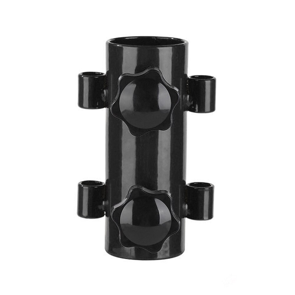Cheap Goat Tents Camping Awning Rod Holder Reinforced Windproof Outdoor Canopy Rod Iron Holder Fixed Tube Tent Awning Pole Accessories   